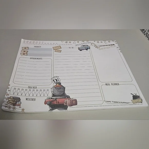 NEW Harry Potter Notebook Lot 30 Sheets 8 Mm B5 Daily Planner - Picture 10 of 10